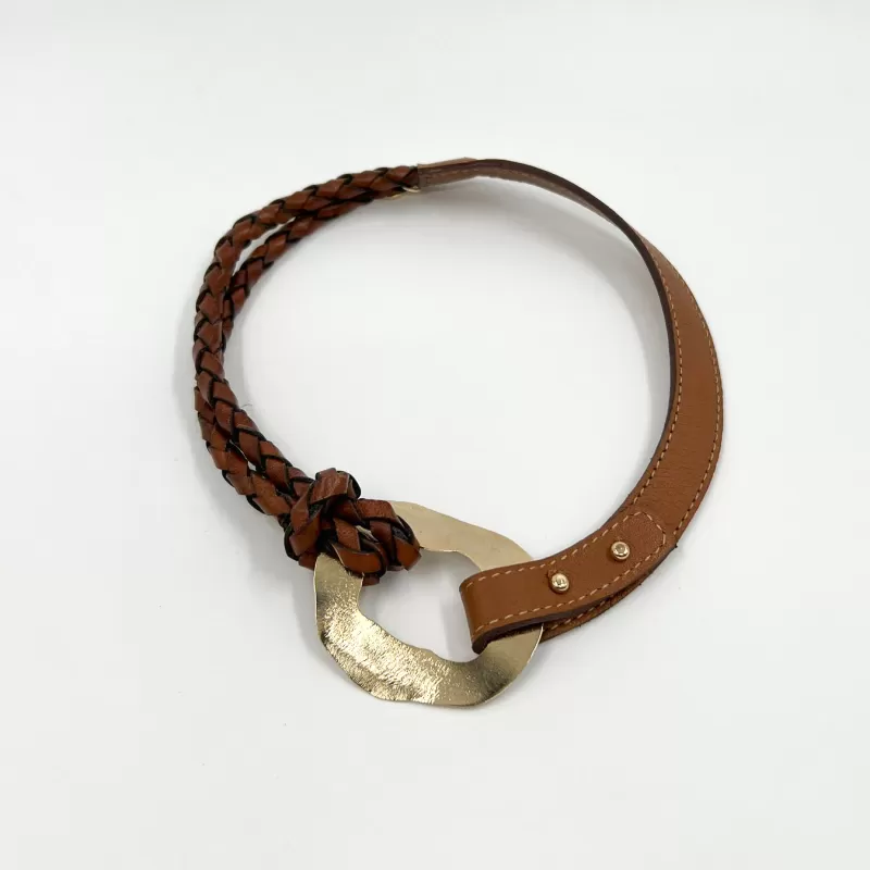 Venezia Gold Taba Derili Kolye