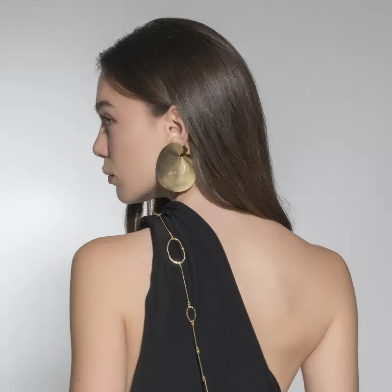 Luna Grande Gold Küpe