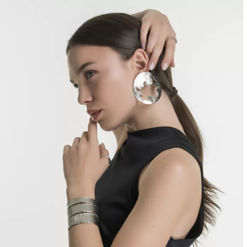 Anima Gümüş Küpe