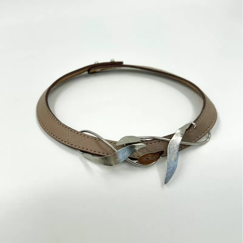 Baia Gümüş Vizon Tasma