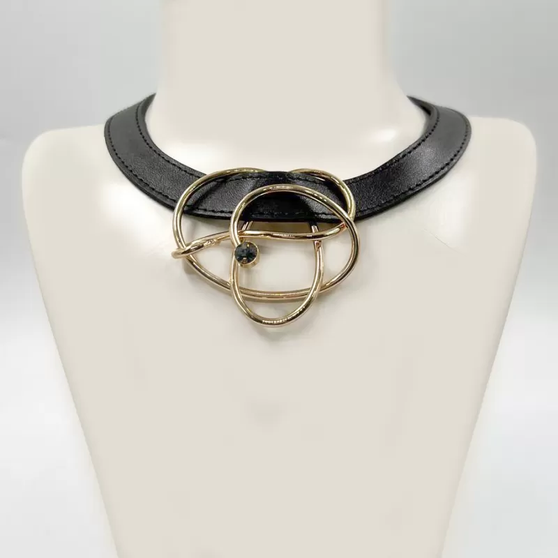 Lavinia Gold Kahve Derili Tasma