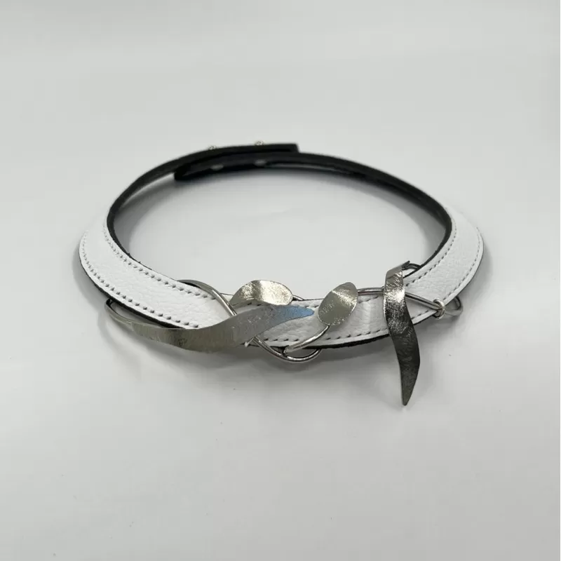 Baia Gümüş Beyaz Tasma