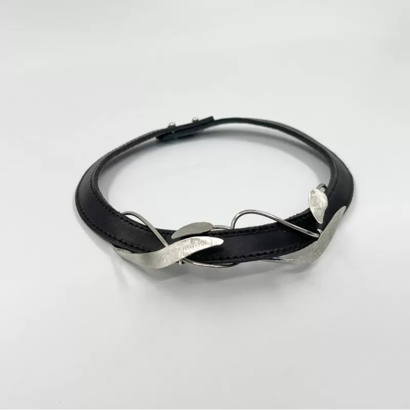 Baia Gümüş Siyah Tasma