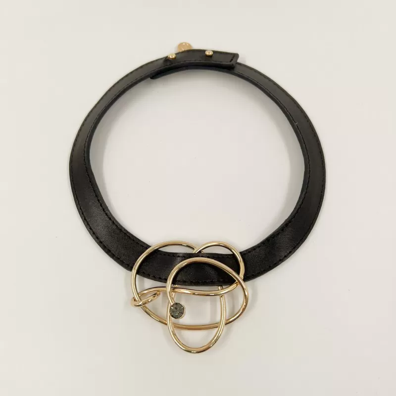 Lavinia Gold Kahve Derili Tasma