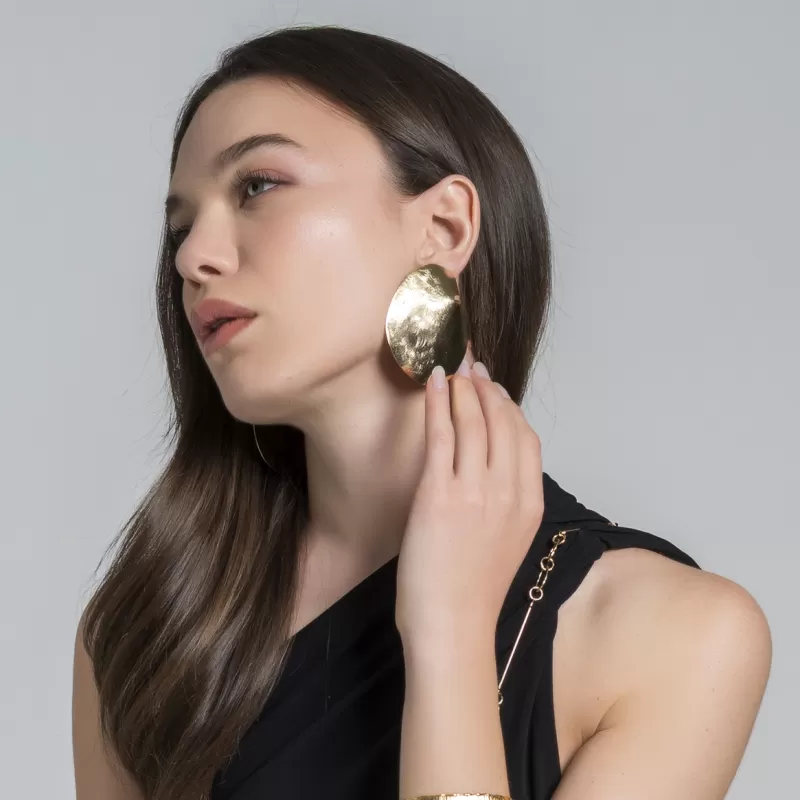 Luna Grande Gold Küpe